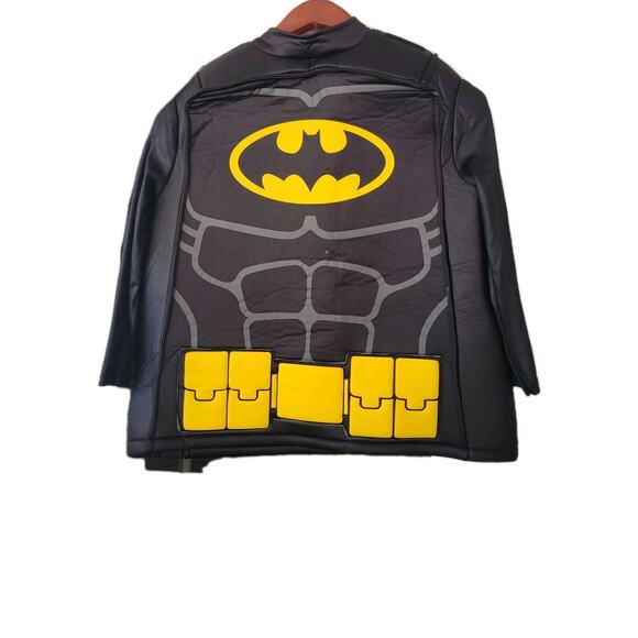 Batman LEGO DC Comics Halloween Costume 3-D Top only - no cape Boy Girl Size 7 8 - Picture 1 of 7